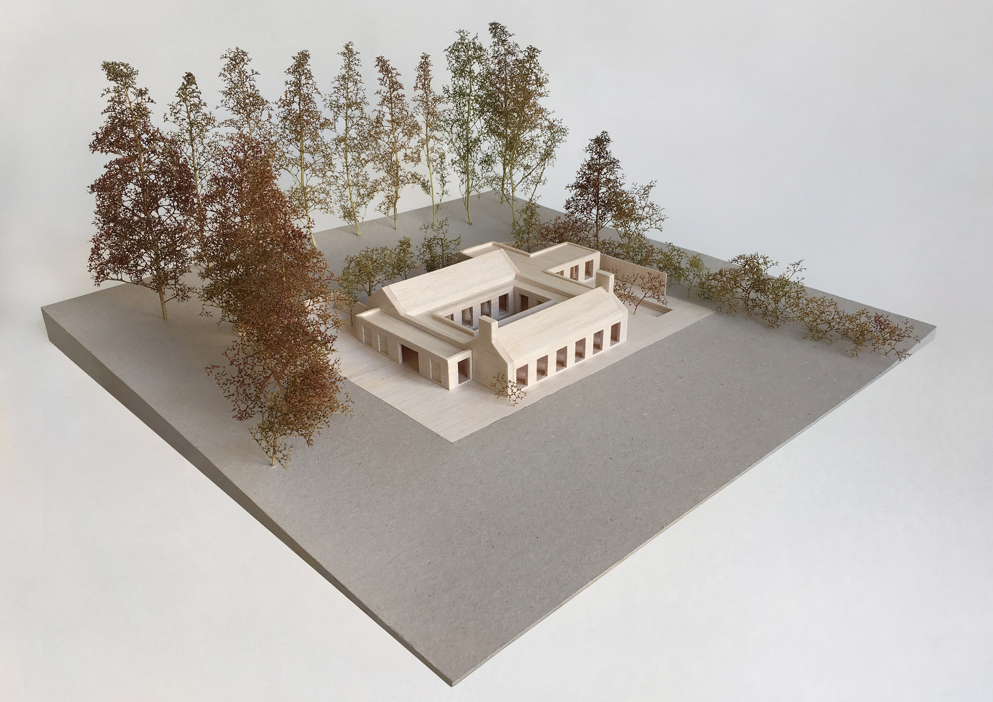 Erbar Mattes Architects Norfolk Country House model 1
